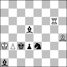 Ke7 Nde5 10.f4 Nc6+ 11.Kf6 Ncd8 wins. Хотелось бы, предупредить коллег, что авторы в первом разделе будут указываться, только как исправители, поэтому просьба не публиковать этюды как оригинал.