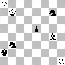 12. Aleksandr Sarychev 1950 12b. Aleksandr Sarychev 1950 Correction Valery Kalashnikov (Russia) Draw (=) C- 3+5 Draw (=) 3+5 12. Aleksandr Sarychev 1950. 1.Kc6! Nh5! 2.Kd5 Ng3 3.Bg2 e4! 4.Bxe4 Bc8 5.