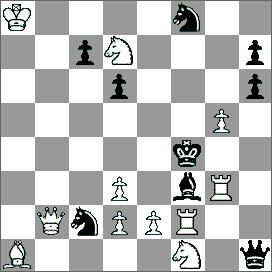 Ra5#, 1 Nc4! 1.Rc5? 2.Qa5#, 1 Qxh6 2.Ra5# 1 Nb7 2.Qe2#, 1..Nc4! 1.Qc3! 2,Ra5#, 1 Qa6 2.Qa5#, 1 Nb7 2,Qc4# A.