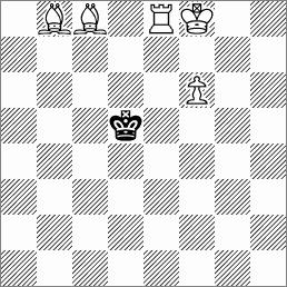 Rg5 Sf8# c) in mate position bl.sf8 1.Sh7 e6 2.Bf6 Bf7# d) in mate position bl.bf7 1.c4 e7 2.Sf8 exf8s#. H#2 4+5 a) 1.Sf3 Kb3 2.