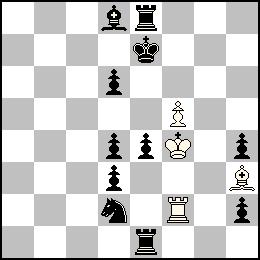 Rxe3-e4(wRd3) Bxe6-d6(bQd7) 2.Kxd6-e5(wBc5) Rxd7-f5(bQe6)# 1.Rxe3-e5(wRg3) Bxe6-d7(bQf7)+ 2.