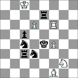 B*f7 B*f3 # Тематические фигуры wpe6,f3; bpe4, f7 Valery Kopyl and Valery Krivenko