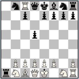 e3 b6 2.Qh5 fba6 3.g4 Qc8 4. Bh3 fbf1 5.Ne2 Qb7 6.Rg1 dqh1 7. Rg2 rkd8 8. Ng1 fba6 9.d3 rkc8 10. Bd2 rkb7 11. Ba5 b a5 12. Nd2 a4 13. Rb1 a3 14.b a3+ Kc6 15. R b8 fbc8 16. R c8 Q g1+ SPG 10.