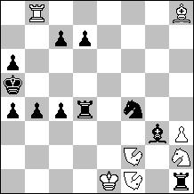 Prize: Mario PARRINELLO (Italy) The initial four direct batteries two white and two black already promise some interesting strategy.
