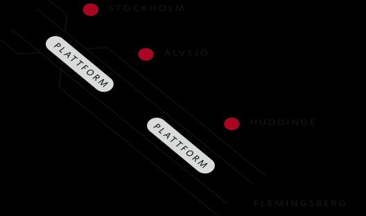 Plattformarna för pendeltågen ligger bara på innerspårsystemet. Snabbtågen tilldelas ytterspår. 4.