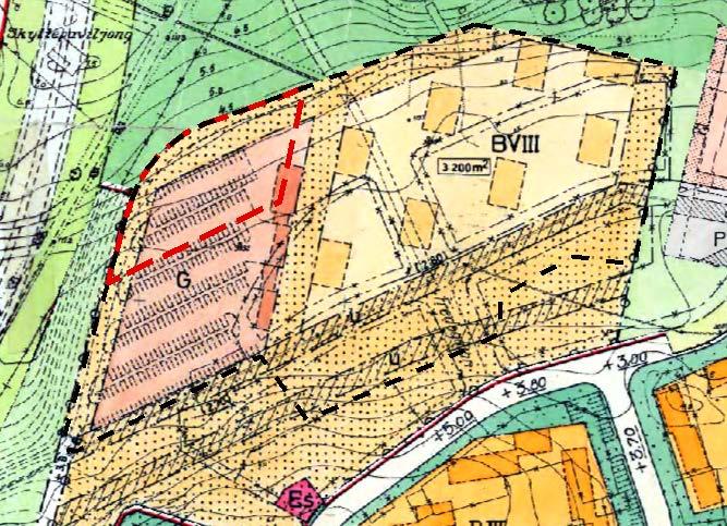 Fastigheten Bergkristallen 2 ligger i Oxhagen, öster om E22 och norr om Arrheniusgatan. Ansökan omfattar området norr om parkeringen.
