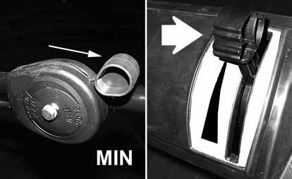 66) (alleen bij de modellen die hiermee zijn uitgerust). 2) Laat de besturing van de motorrem (E) los (Fig. 69-70).