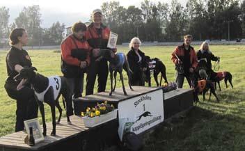 Bäst var Sunstreak, K Lius, SHS, som vann en semifinal på 32.87. Finaldag i Derbytävlingarna Lördagen den 16 juni hade vi 12 fina lopp och fint väder.