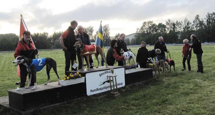 Hässelby Veterinärpraktiks Greyhound Derby. Fr. v.