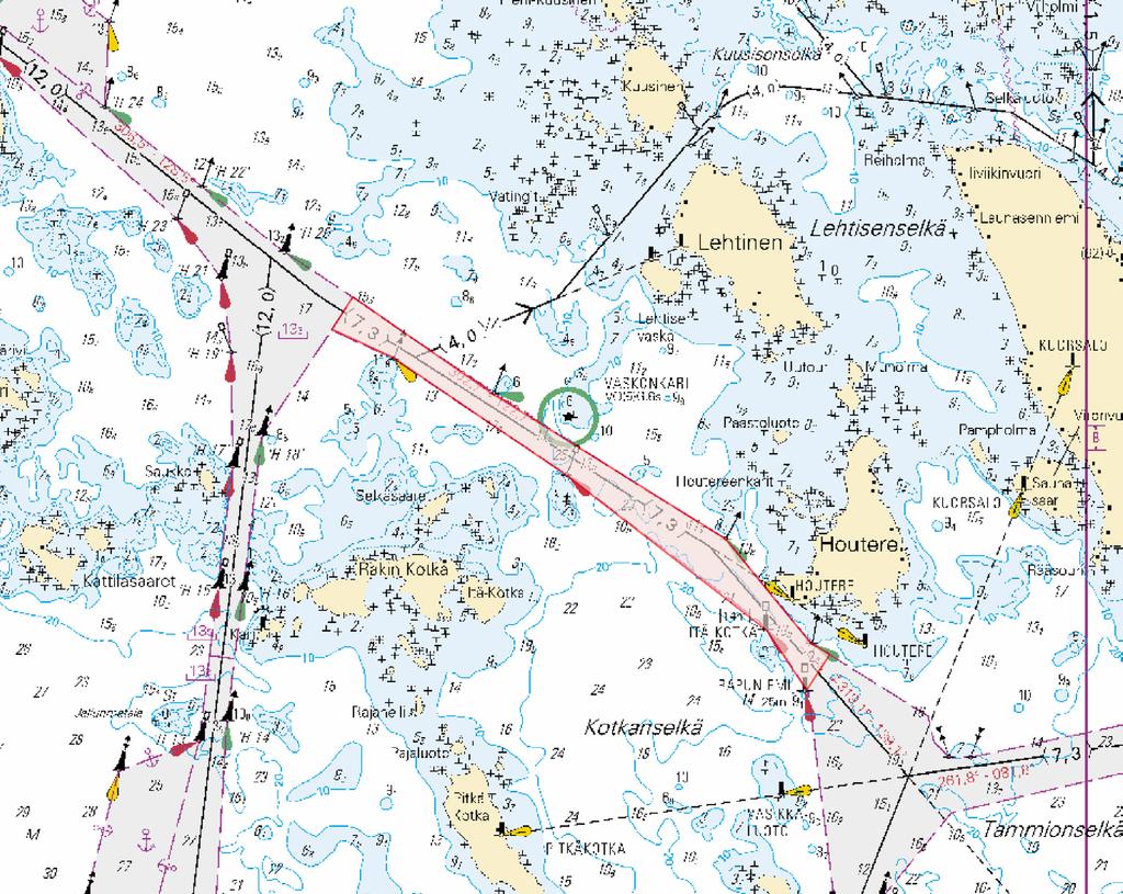 *9 /019 (019-0-08) Suomi. Suomenlahti. Hamina. Haminan kiertoväylä (7. m). Väylänosa on avattu liikenteelle. Väylät Finland. Finska viken. Fredrikshamn. Fredrikshamns östra farled (7. m). Farledsavsnittet har öppnats för sjötraﬁk.