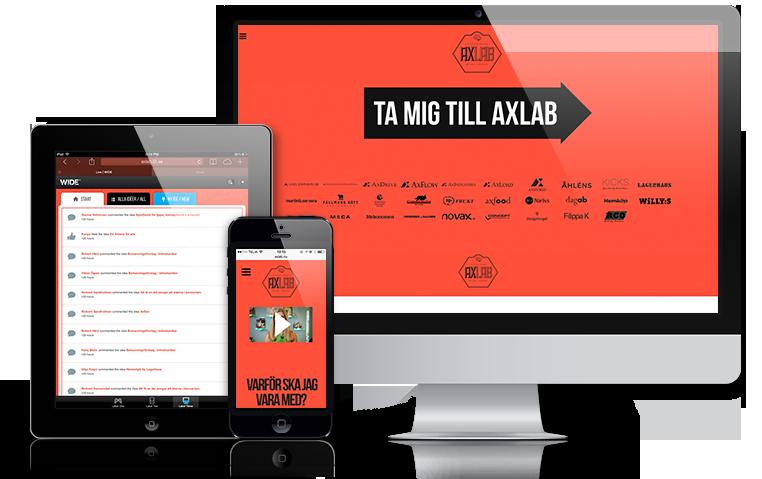 Syfte med Axlab: Medarbetarnas idéer ska syfta till att skapa a nnu baẗtre affa rer.