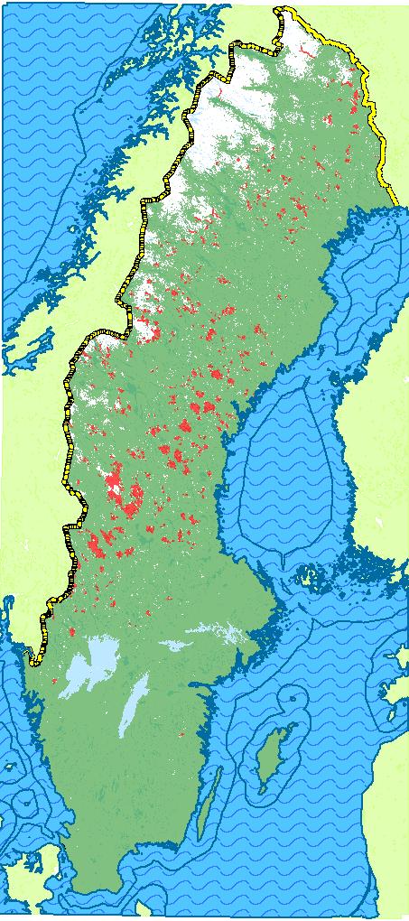 700 täckningskrav Prioritera ytor som idag