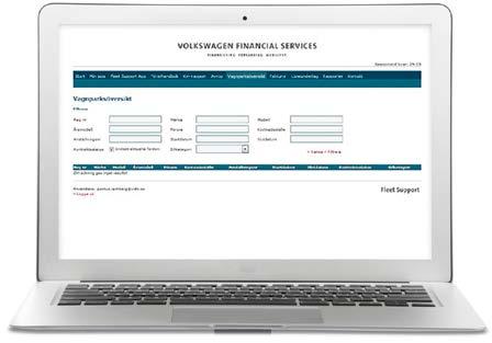 Fleet Support Företag Fleet Support ger er lika bra kontroll över bilkostnaderna som personalkostnaderna. En enkel hantering, finansiering och admini stration för företag med fler än tio bilar.