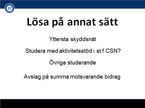 INTE KUNNA TILLGODOSES PÅ ANNAT SÄTT Yttersta skyddsnät Socialtjänsten beskrivs ofta som samhällets yttersta skyddsnät.