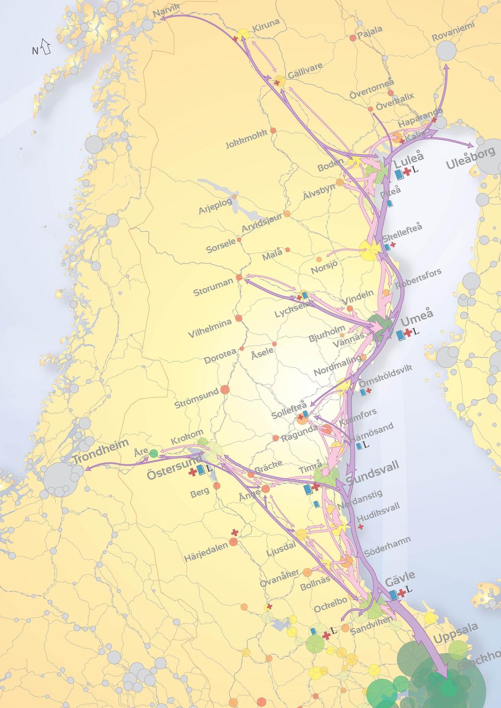 Regionförstoringens inverkan på landets ekonomi och statens finanser - Exemplet