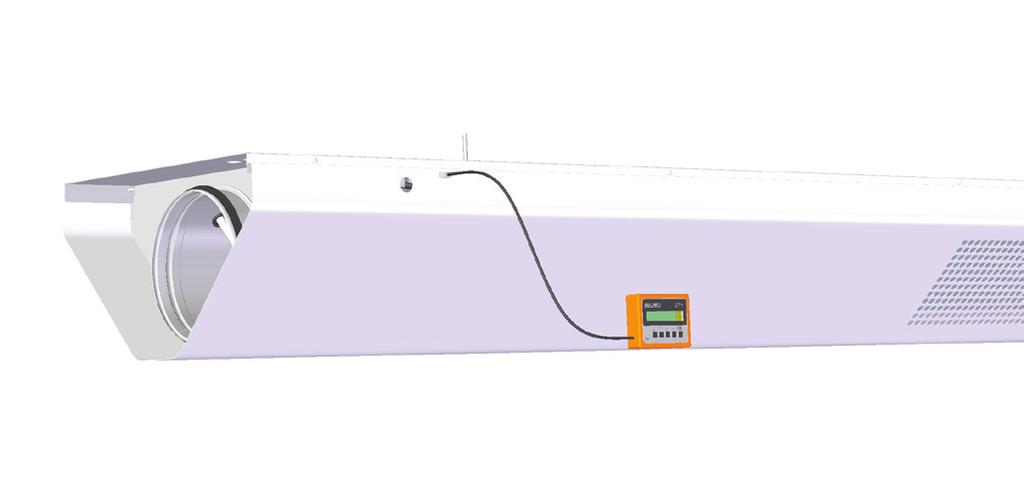 Vid användning av flera enheter i ett rum finns rekommenderade centeravstånd angivna i diagram och bild på sidan.