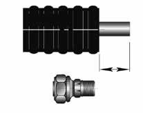 gga: ø 22-50: Y = 80 mm ø 22-50: Z = 180 mm Skarvkoppling