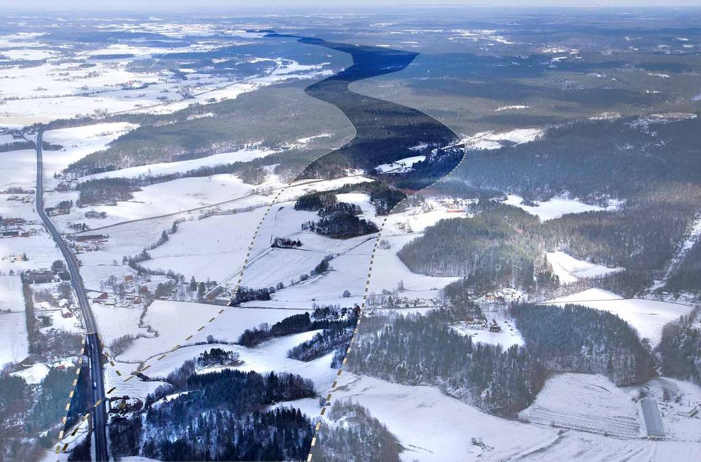 Gisslatorp, vid Bälinge, mot norr.