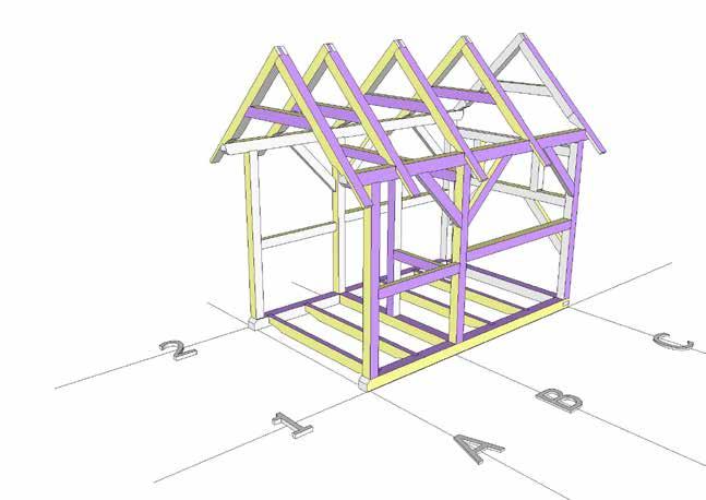 Tre av våra medlemmar har också hunnit resa till USA och har där deltagit på en konferens i stolpverk som Timber framers guild anordnade. I sommar har det hållits flera kurser i stolpverk.