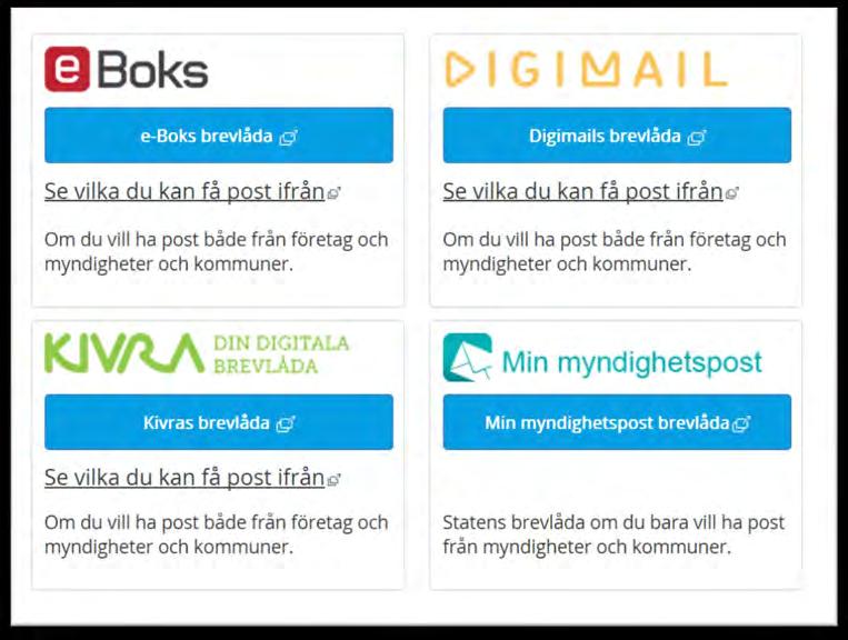 Mina meddelanden DIGG tar över infrastrukturen för elektroniska försändelser Mina meddelanden under 2019 Förvaltas och