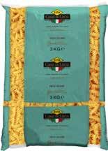 Fullkornspasta och Fiberpasta ingår i Pasta Moderna, det vill säga pasta som