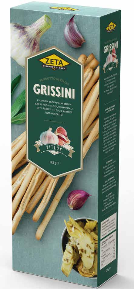 Grissini Tunna, knapriga brödpinnar Brödet har en självklar plats på det italienska middagsbordet.