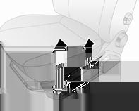 36 Stolar, säkerhetsfunktioner Sitshöjd Svankstöd Skjut tillbaka det främre passagerarsätet så långt det går för att det inte ska ta i instrumentpanelen
