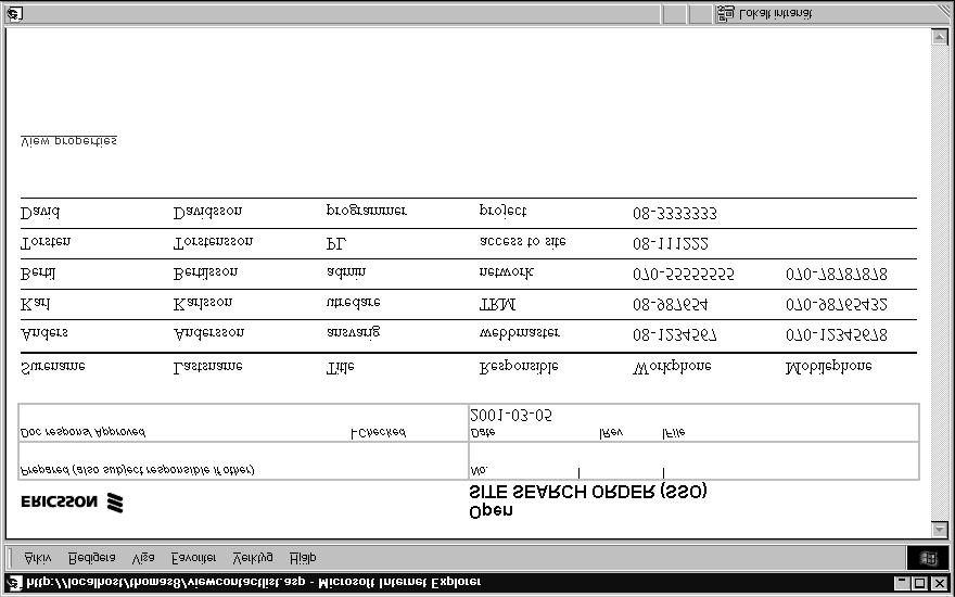 Appendix B Appendix B Prototyp av dynamisk vy Default vy visas.