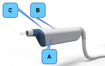 Anslut USB-kabeln mellan USB-uttaget på enhetens baksida och ett USB-uttag på datorn. Programvarumodulen OTOsuite Immitance upptäcker automatiskt enheten.