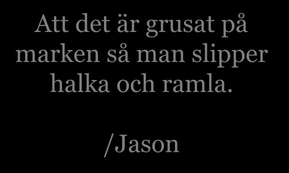 på snön.