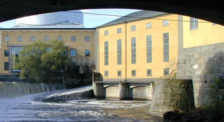 Holmens kraftverk i strömmen Kraftprodukt.