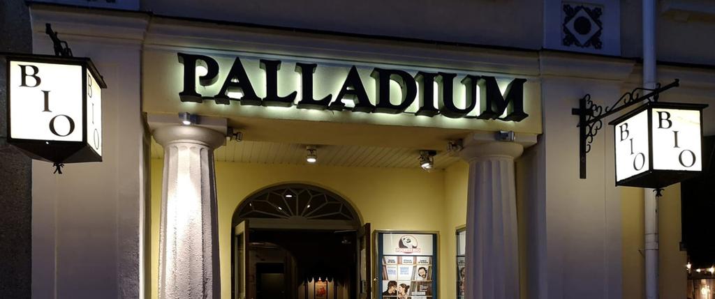 Palladium i Växjö drivs av föreningen Folkets Bio. Här visas kvalitetsfilm flera gånger i veckan.