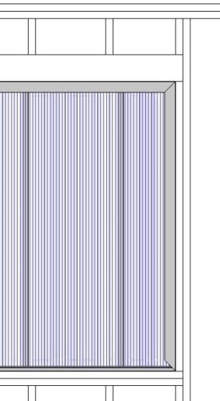 Steg 9: Mät avståndet från kanten av den sist monterade panelen till insidan av basprofilen och minska detta mått med 25mm.