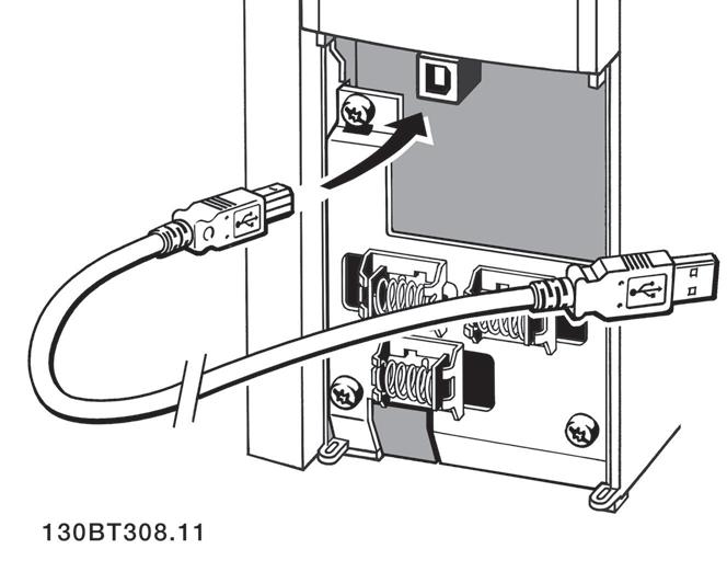 5. Så här installerar du 5 PC-programvara - MCT 10 Alla frekvensomformare är försedda med en seriell kommunikationsport.