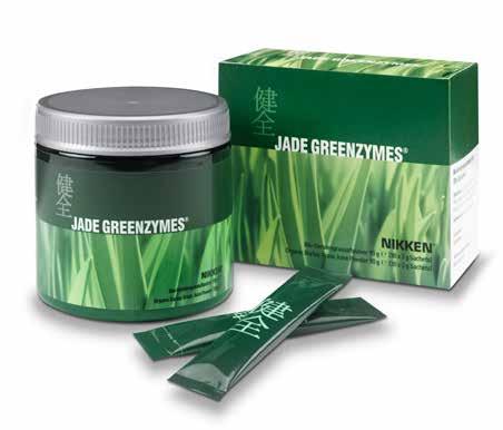 Organic Jade GreenZymes Ta hand om din kropp på ett ekologiskt sätt Saften pressas ur späda ekologiska korngrässkott direkt efter att de har skördats Höga mängder av naturliga näringsämnen En