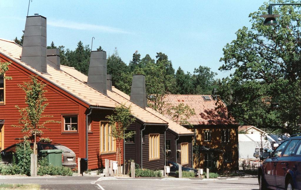 SAMMANHÅLLEN VARIATION VISION FÖR BOSTADSOMRÅDEN GRÖNA DALEN 2 Exempelbild 1: Tullinge trädgårdsstad, Botkyrka. Källa: Brunnberg & Forshed Exempelbild 2: Vårvetet, Hagsätra.