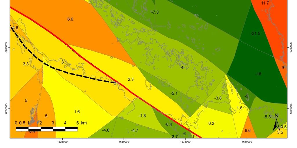 Tirén S A, Beckholmen M, 1992. Rock block map analysis of southern Sweden. In: Geologiska Föreningen i Stockholms Förhandingar (GFF). Volume 114, p. 253-269 Lidmar-Bergström K, 1996.