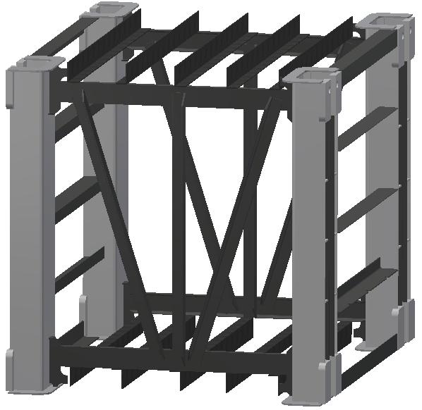 15 1 3 2 Figure 2.4 The beam system and the panels stiffeners.