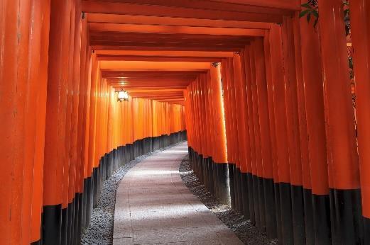 Flest hjortar hittar du i Nara Park, men de vandrar också fritt i staden. Lunch och vidare färd till Fushimi för besök på Gekkeikan Okura Sake Museum. Vi kikar på utställningen och smakar sake.