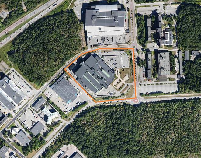 1. Inledning Dagvattenutredningen är utförd inför ombyggnad av köpcentrum och utbyggnad av parkeringsytor på fastigheten Segmentet 1 i Kungens Kurva söder om Stockholm.