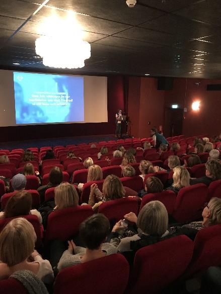 Biokvällar Vecka 47 och Vårdförbundsveckan innebar upprepning av flera års upplägg i form av medlemskvällar på bio i Kungsbacka, Halmstad och Varberg.