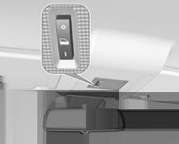 Kupébelysning Belysningsreglering instrumentpanel Belysning 117 På bilar med automatisk belysningsreglering, kan ljusstyrkan endast ställas in när ytterbelysningen är tänd och