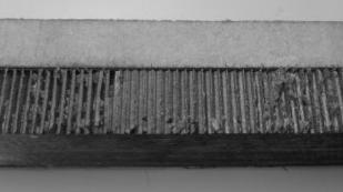 sandwich structure and it is the part that works as impact absorber.