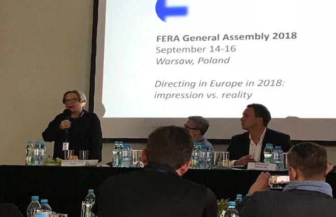 Rapport FERAs GA Warszawa 14-16 september 2018 Årets General Assembly för FERA, Federation of Film Directors, ägde rum i Warszawa.