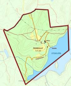 ÖKNEHULT GÅRD Kinda Öknehult 1:1 i två skiften. TOMT 1 870 218 m² (187 hektar - enligt Lantmäteriet) varav ca 80 ha skog och 70 ha betes och åkermark (enligt taxering).