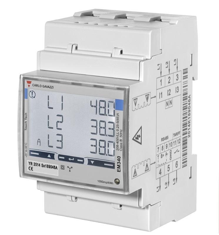 ) RS85-kabeln ska kunna dras från laddboxen till el-centralen där elmätaren installeras Modbus-adress och kommunikationshastighet Elmätaren ska använda adress samt 9600 baud för att kommunikationen