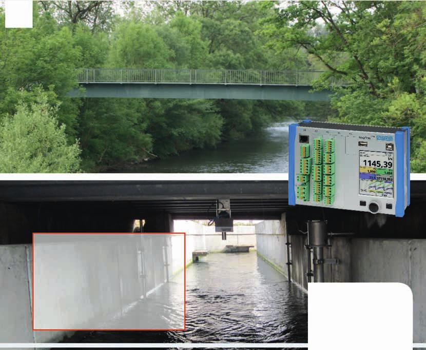 Radar flödesmätare VM 9907 NivuFlow 550 NivuFlow 7550 Bräddningsgivare Sedimentdetektering Automatisk kalibrering Fördelar Beröringsfri flödesmätning