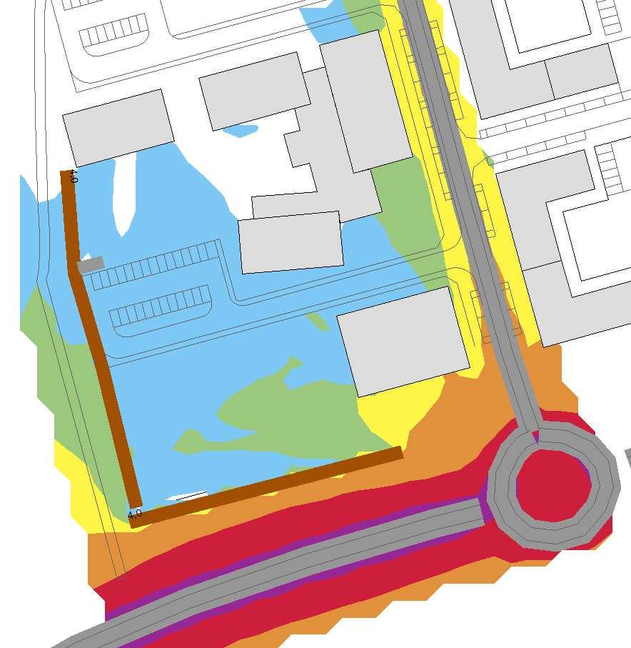 5.4. Tun I beräkningarna antas att gatan genom området i framtiden förlängs och binds ihop med framtida exploateringsområden närmare Mariefred.