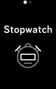 Tidshändelser med stoppuret Använda stoppuret: 1. Öppna Timer-appen i din Charge 3. 2.