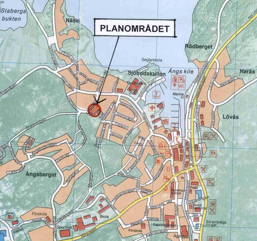 PLANDATA Läge Planområdet är beläget ca 700 meter nordväst om Henåns centrum. Läget redovisas närmare på nedanstående karta. Lägeskarta Markägoförhållanden Fastigheten Röra-Äng 1:197 är privatägd.